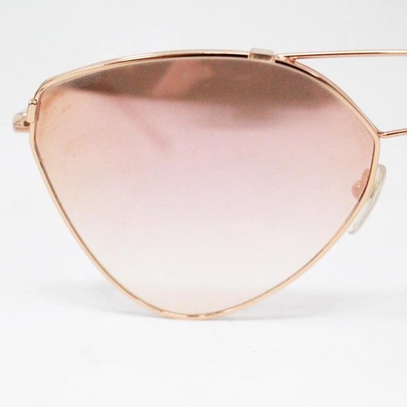 PRADA #38001 Gold & Pink Mirrored Aviator Sunglasses main image 5